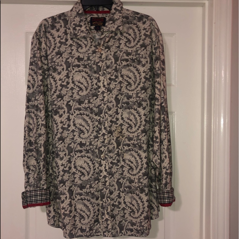 Paisley Long Sleeve Men’s Button down shirt.